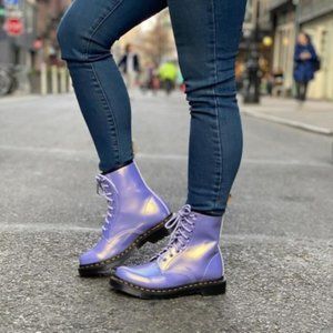 Dr Martens Vegan 46 Opaline Boots 